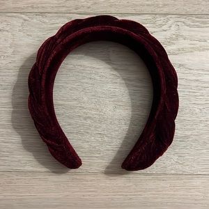 Luxe braided velvet headband